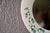 Round Bohemian Ceramic Wall Mirror, 1960s For Sale - Image 3 of 5