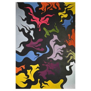 Luigi Boille, Composition, Screen Print, 1971 For Sale