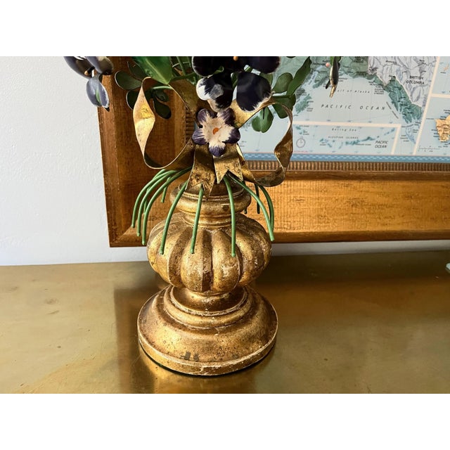 1960s Italian Topiary Lamp & Shade For Sale - Image 13 of 18