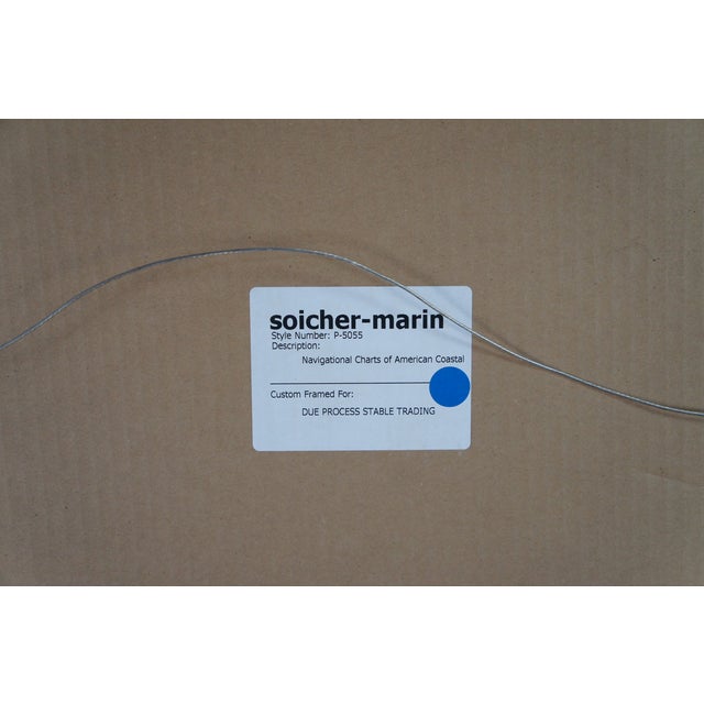 Soicher Marin American Navigational Chart Survey Map of East Coast For Sale - Image 13 of 13