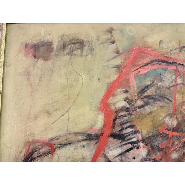Mino Ceretti, Abstract Composition, 1950s, Oil on Canvas For Sale - Image 6 of 14