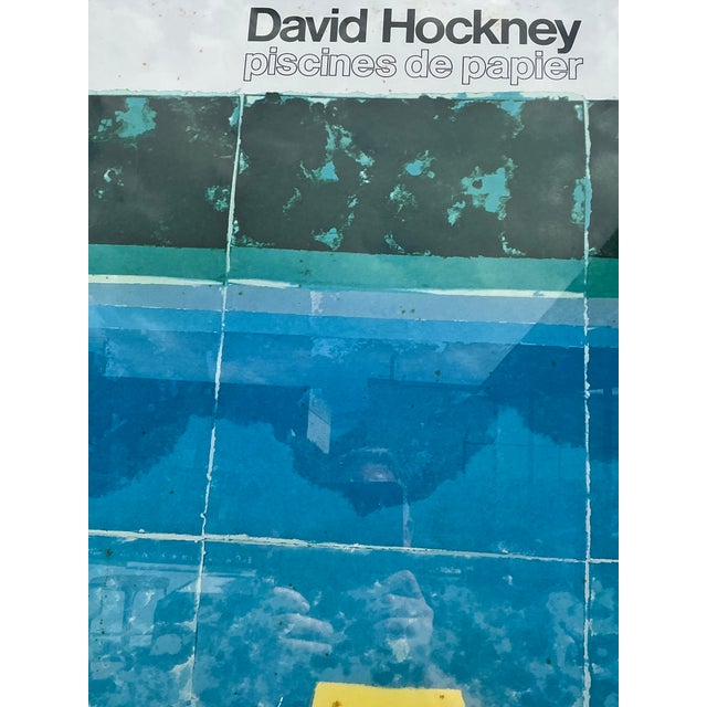 Vintage David Hockney Gallery Show Poster For Sale - Image 10 of 12