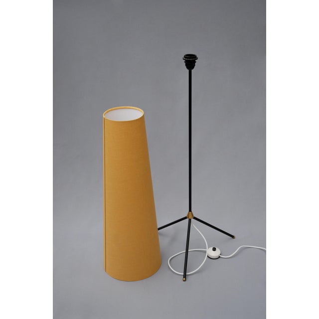 Black Mid-Century Tripod Floor Lamp by Aro-Leuchte, Germany, 1960s For Sale - Image 8 of 10