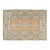 Vintage Turkish Medallion Rug, Hand-Knotted Wool, Peach and Blue For Sale