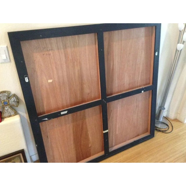 2000 "Untitled #3030" Hiro Yokose Encaustic Wax Painting For Sale - Image 4 of 7