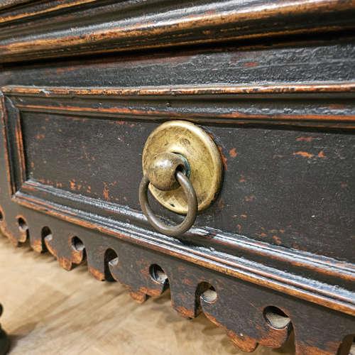 Black 19th Century French Butcher's Block by Trussant & Cie For Sale - Image 8 of 10