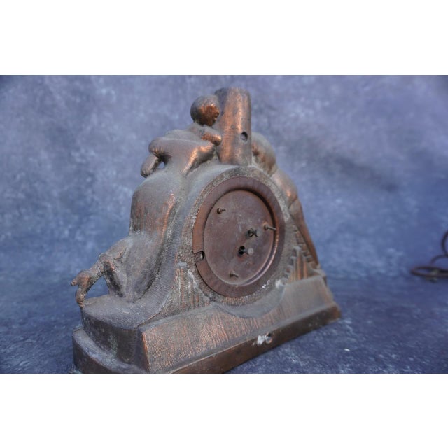 Metal 1930s Sweethearts United Clock For Sale - Image 7 of 7