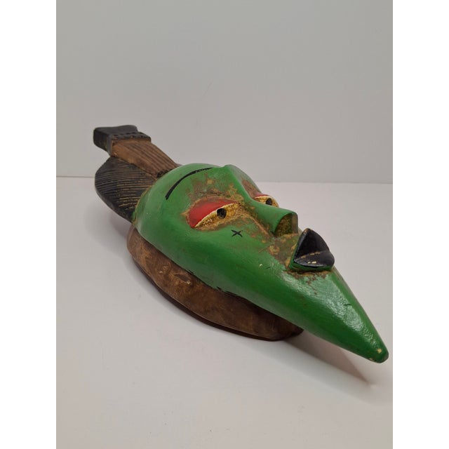 This is an Authentic Ritual Use face mask from the Baule (Baoulé) people of the Ivory Coast (Côte d’Ivoire). This specific...
