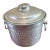 Vintage Hammered Aluminum Ice Bucket Made in Italy For Sale