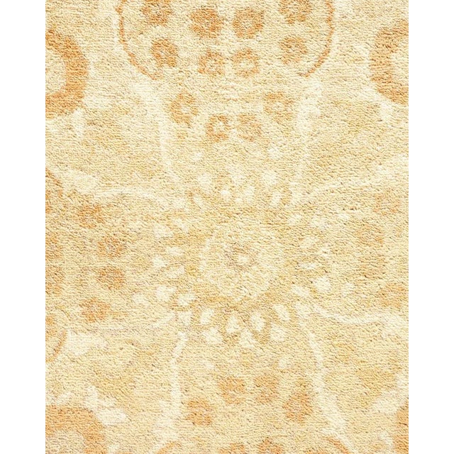 Traditional Mogul Collection Hand-Knotted Area Rug - Ivory 8' 0" x 10' 7" For Sale - Image 3 of 9