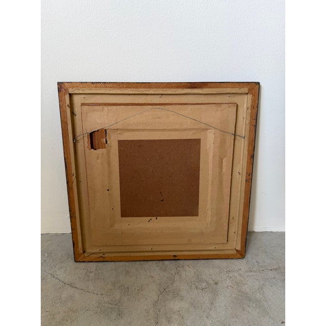 Vintage Impressionist Countryside Landscape Oil on Masonite Painting, Signed and Framed For Sale - Image 12 of 12