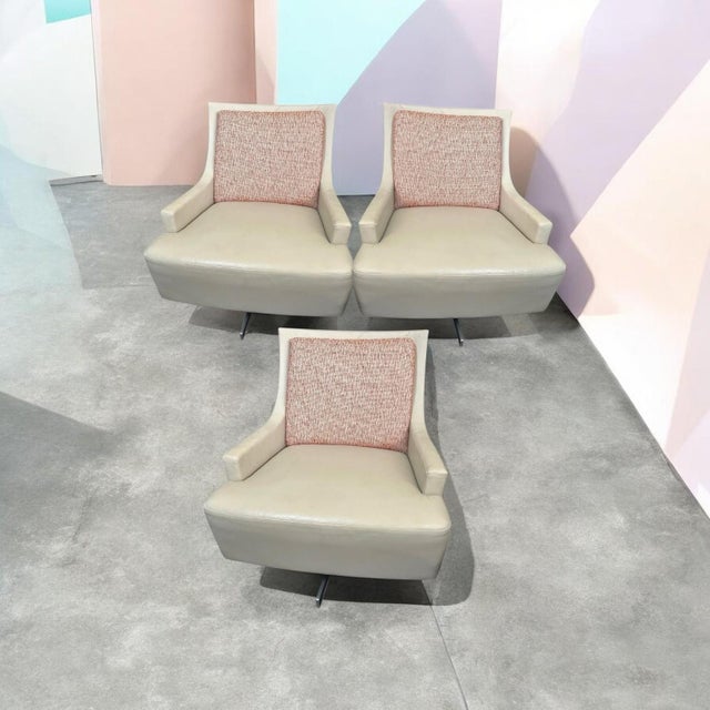 3 Barbara Barry "Scoop" Lounge Chairs for HBF-Blend of MCM Inspiration & Contemporary Refinement For Sale - Image 12 of 12