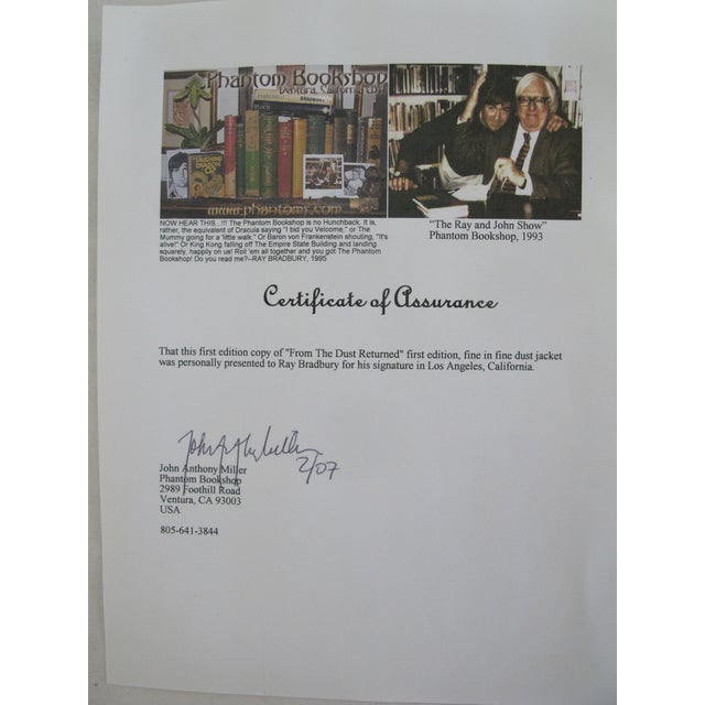Ray Bradbury Signed First Edition 2001 From the Dust Returned Hard Cover Book For Sale In Portland, OR - Image 6 of 6