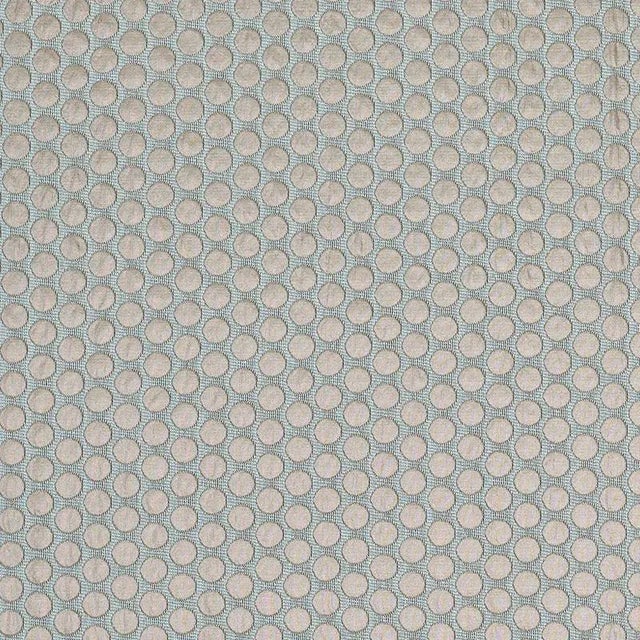 Sample - Schumacher Sprinkle Fabric in Aqua For Sale