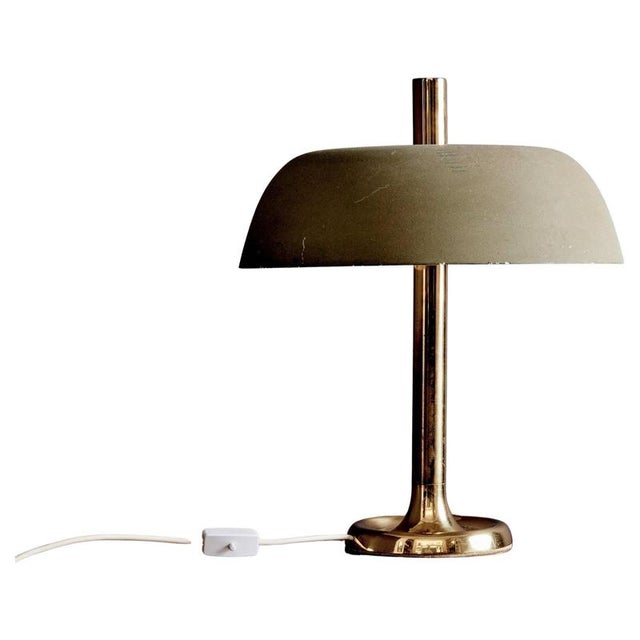 Goldenrod Table Lamp from Hillebrand Lighting, 1960s For Sale - Image 8 of 8