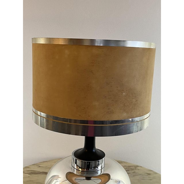 Italian Table Lamp in Opalescent Glass, 1970 For Sale - Image 11 of 16