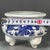 This is an impressive vintage porcelain tripod censer , decorated in the classic blue and white palette. The censer...