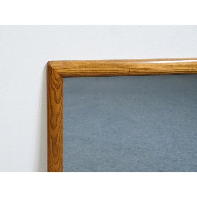 Link Taylor Countryside Collection Solid Oak Early American Rustic 46" Mirror 6602 For Sale - Image 4 of 6