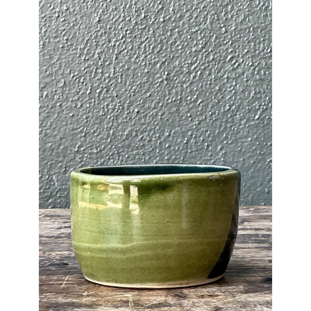 Vintage Original Studio Pottery Bowl For Sale - Image 13 of 14