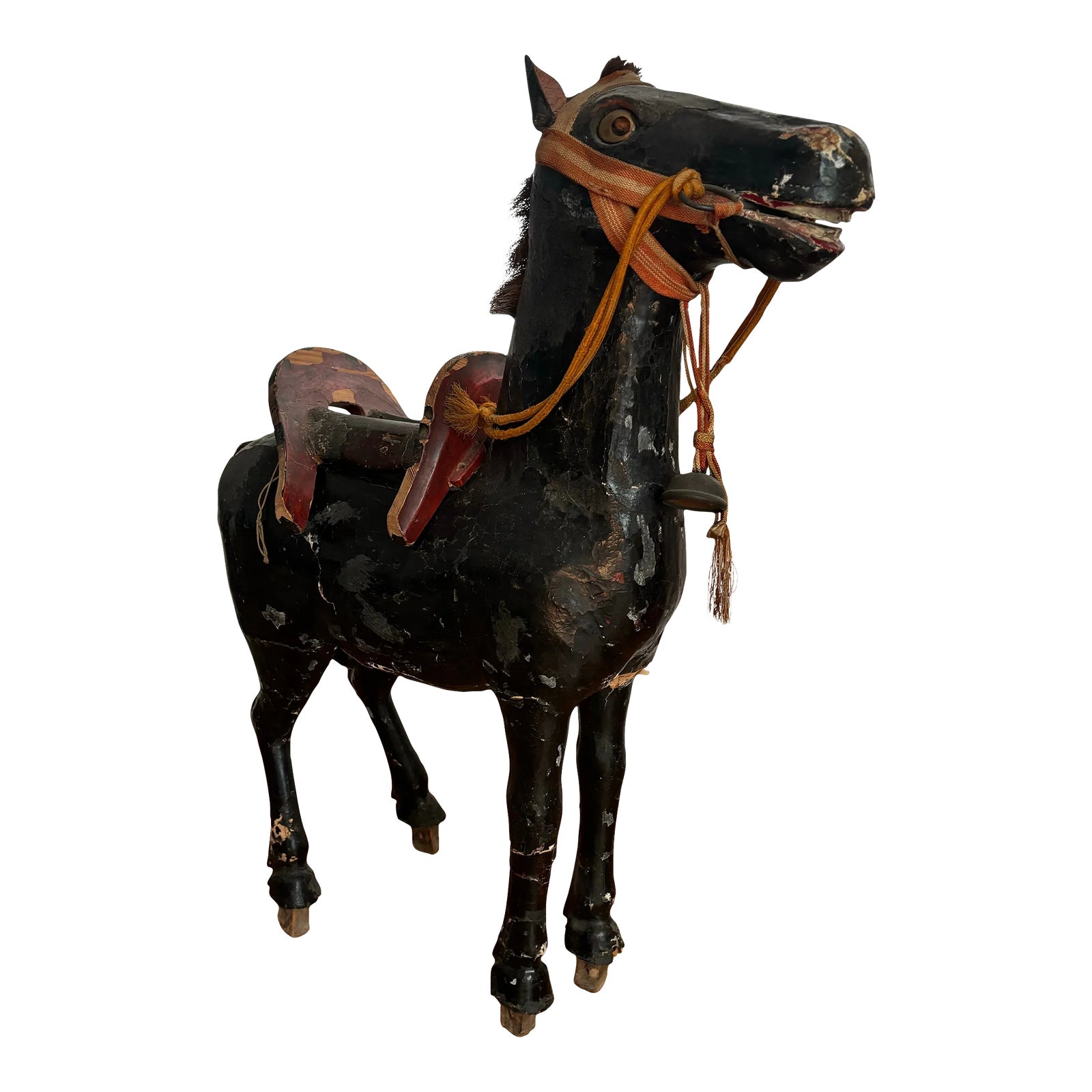 新年SALE【超希少】90s A.P.C. horse lether フランス製 early-20th-century-large-black