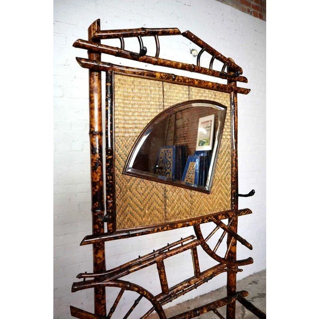 Antique Bamboo Hall Stand For Sale - Image 5 of 10