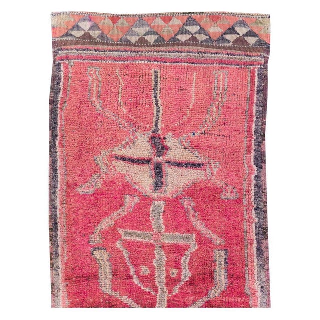 A vintage Turkish Anatolian runner handmade during the mid-20th century. Measures: 3' 2" x 10' 6".