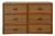 Vintage, Coastal, Bamboo, Wicker, Six Drawer Dresser, Chest Storage For Sale