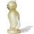 Mid 20th Century Vintage Murano Barbini White Gold Flecks Black Accents Italian Art Glass Kitty Cat Figurine Sculpture For Sale - Image 5 of 10