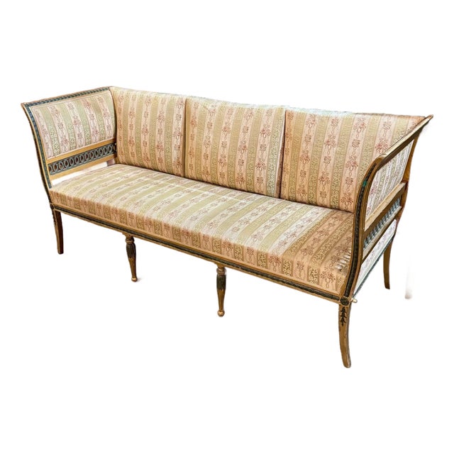19th Swedish Gustavian Settee For Sale