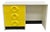 Vintage Broyhill Premier Yellow Molded Plastic Space Age Joe Colombo Style Desk For Sale