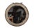 Antique Indian Bleached Teakwood “Wagon Wheel” Round Mirror For Sale - Image 4 of 5