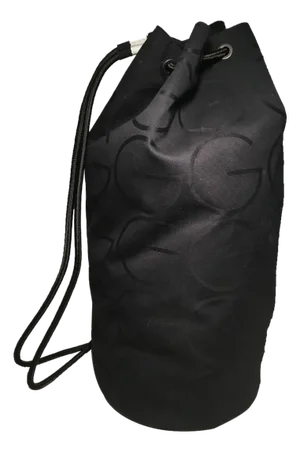 Gucci Black GG Monogram Canvas Sling Backpack Bag