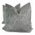 Harlequin "Kameni Velvet" in Graphite/Brass 22" Pillows-A Pair For Sale