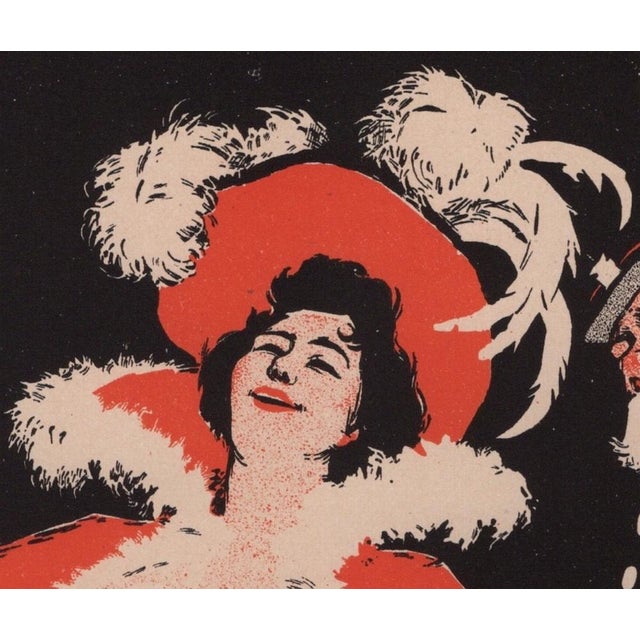 J. A. Grün, Café Riche: Où la mènent-ils? Au Violon from Les Maîtres de L'Affiche, 1898, Original Lithograph For Sale - Image 6 of 13