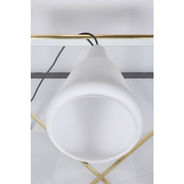 1950s Large Italian 1950s Case Glass Pendant Light For Sale - Image 5 of 10