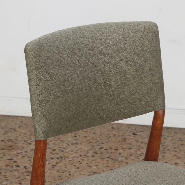 1960s (6) Walnut Side Chairs c.1960 For Sale - Image 5 of 5
