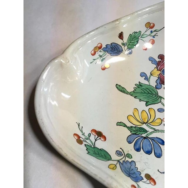 Mid-18th Century Porcelain Hand Painted Tulip Decor Bowl by Richard Ginori, 1750 For Sale - Image 16 of 18