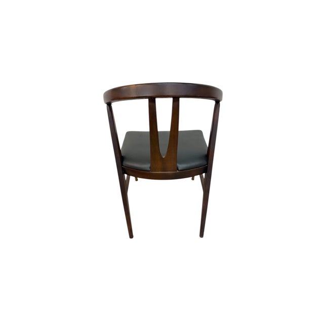Mid-Century Modern Wishbone Walnut Dining Chairs - Set of 6 For Sale - Image 9 of 9