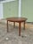 Teak Round Extendable Dining Table With Fold-Down Ladder Leg by Henning Kjaernulf. (No extra leafs provided, but the...