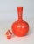 Mid-Century Modern Mid-Century Orange Studio Art Drip Glaze Pottery Bottle Vase For Sale - Image 3 of 7