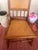 Antique Victorian Lincoln Style Wood Rocking Chair - Hand Woven Cane Seat & Back For Sale - Image 4 of 4
