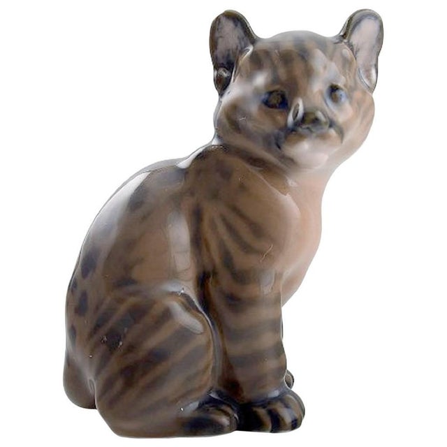 Royal Copenhagen Model 4783 Young Puma Figurine from Royal Copenhagen, 1960s For Sale - Image 4 of 4