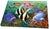 Hand-painted tropical reef fish painting on gallery-wrapped canvas featuring a vibrant underwater scene with colorful...