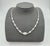Modern 3.07 Ct Marquise Shaped Diamond Pave Necklace For Sale - Image 3 of 9