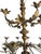 Antique Italian Chandelier in Gold Paint, 1800s, in Good conditions. Designed before 1890 Up to 250V (Europe/UK...