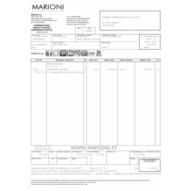 Sculptural Josephine Floor Lamp with Backlit Marble Tray and Glass Crown by Studio 63 for Marioni For Sale - Image 6 of 8