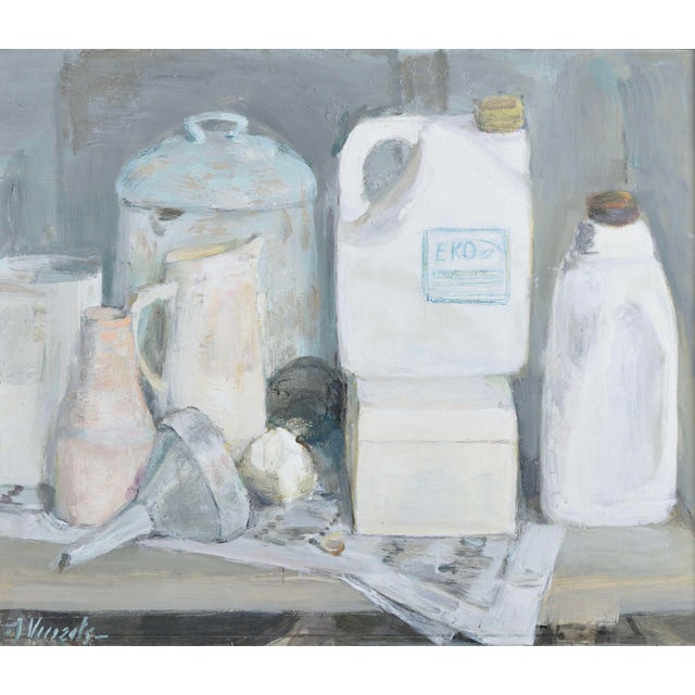 Imants Vecozols, Various Dishes, 2025, Oil & Cardboard, in Very Good conditions. Designed from 2000 This piece has an...