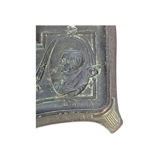 Antique Edwardian Style Bronze Inkwell For Sale - Image 5 of 5