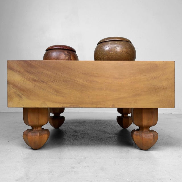 Complete Go Board in Kaya Wood Japan, 1960s, Set of 3 For Sale - Image 18 of 18