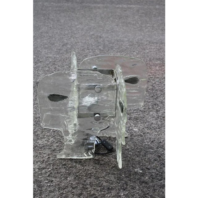 Murano Glass Table Lamp from Mazzega, 1970s For Sale - Image 3 of 13
